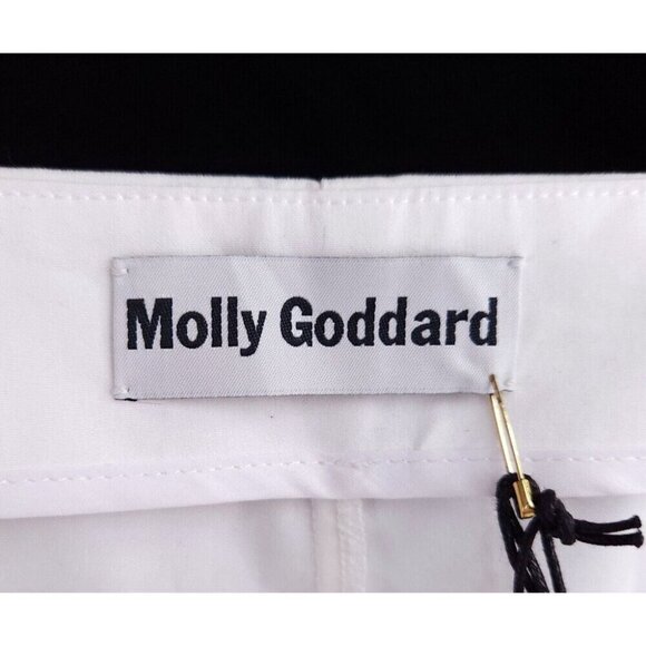 Molly Goddard Casual Cotton Pants Size UK 10 US S Womens White NWT - Picture 13 of 13